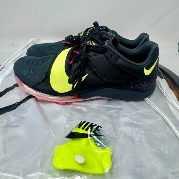 Nike Air Zoom LJ Elite Track Jumping Spikes Black CT0079-001 Men's 5.5/Women's 7 - Picture 3 of 9